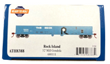 HO Scale Athearn 8388 ROCK 680111 Bankruptcy Blue 52' Mill Gondola