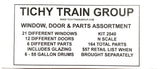 N Scale Tichy Train Group 2540 Structure Part Assortment (164) pcs