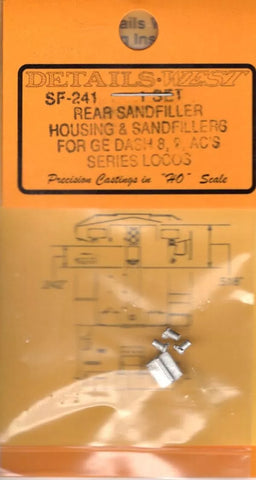 HO Scale Details West SF-241 Rear Sandfiller Housing & Sandfillers for GE Series