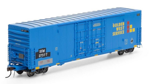 HO Scale Athearn Genesis G73024 Cotton Belt SSW 27377 50' PC&F 8' & 6'  Boxcar