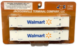 N Scale Jacksonville Terminal 537082 Walmart "Starburst" Logo 53' Corrugated Container Set #5
