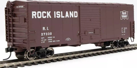 Walthers MainLine 910-45045 Rock Island 27330 40' ACF Modernized Welded Boxcar