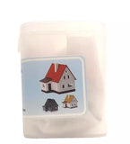 N Scale Rock Island Hobby 43107 Pre-Built White w/Red Roof Bungalow House