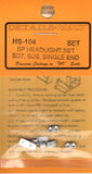 HO Scale Details West HS-104 SP Headlight Set SD7, SD9, Single End