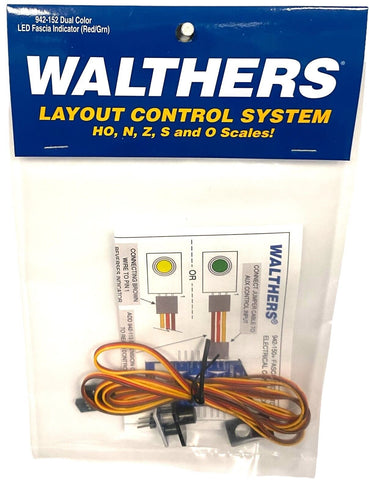 Walthers Layout Control System 942-152 Red/Green Two-Color LED Fascia Indicator