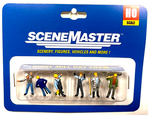 HO Scale Walthers SceneMaster 949-6087 Steel Mill Day Crew Figure Set