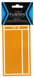 HO Scale Fusion Graphics FY2-87 Freight Car Yellow Consistently w/wide Stripes