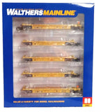 HO Scale Walthers MainLine 910-55671 Small Red logo TTX DTTX 748295 Thrall 5-Unit Rebuilt 40' Well Car