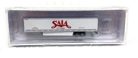 N Scale Trainworx 45392-02 Saia Hyundai 53' Dry Van Semi Trailer with Skirts