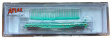 N Scale Atlas 50005569 Union Pacific MOW Green UP 914972 50' Steel Flatcar