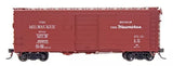 InterMountain 48503-14 Milwaukee Road 22370 Hiawatha Slogan 40' Rib-Side Boxcar