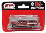 HO Scale Atlas 35000010 Ford F-350 Fire Department Crew-Cab Pickup Truck w/Cap