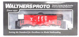 HO Scale Walthers Proto 920-106037 Florida East Coast FEC 15555 40' Ortner 100-Ton Aggregate Hopper