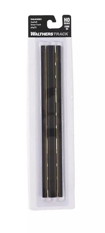 HO Scale Walthers 948-83083 Code 83 Asphalt Street Track (2) pcs