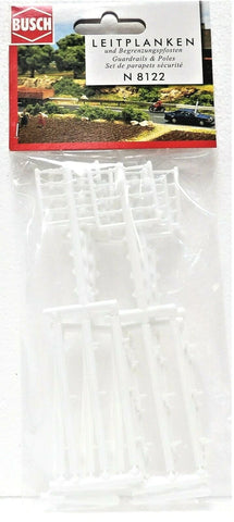 N Scale Busch Gmbh & Co Kg 8122 Guardrails/Post Road Limits