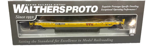 HO Scale Walthers Proto 920-109033 TTX DTTX 469335 Gunderson 53' Well Car