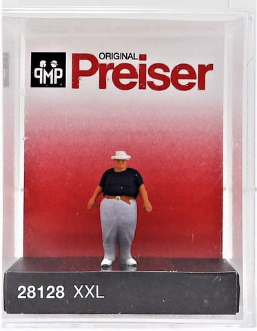 HO Scale Preiser Kg 28128 XXL Man Standing "Big Mike" Figure