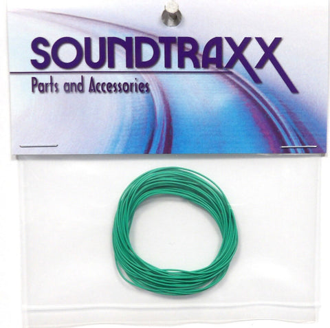 SoundTraxx 810152 Green 30 AWG Super-Flexible Wire 10' 3.1m Length