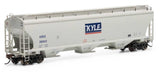 HO Scale Athearn G97160 Kyle KRIX 56135 Trinity 3-Bay Covered Hopper