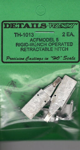 HO Scale Details West TH-1013 ACF Model 5 Rigid-Wench Operated Retractable Hitch
