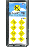 N Scale ScaleSigns.com 3038 Deaf & Blind Child Road/Street Sign (8) pcs