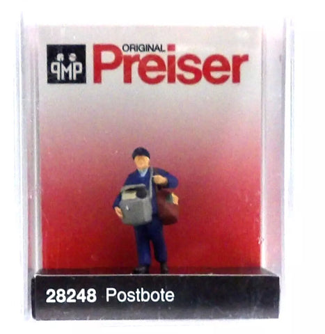 HO Scale Preiser Kg 28248 Postman/Mailman Figure