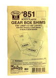 O Scale Kadee 851 Plastic Shims For #817 or #819 Gearbox (16) pcs