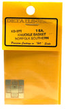 HO Scale Details West KB-371 Etched Knuckle Basket For Norfolk Southern