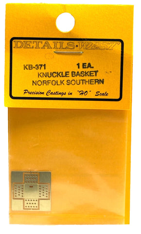 HO Scale Details West KB-371 Etched Knuckle Basket For Norfolk Southern