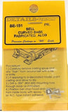 HO Scale Details West BE-151 Bell Curved Base Type for ALCO Switcher pkg (2)