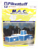 N Scale Pikestuff 541-8016 Blue 80 x 130' MAC Milton A. Corporation Building Kit