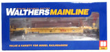 HO Scale Walthers MainLine 910-8429 Red "Forward Thinking" TTX logo w/yellow conspicuity stripes TTX DTTX 53285 Thrall Rebuilt 40' Well Car