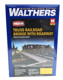 HO Scale Walthers Cornerstone 933-4523 Truss Railroad Bridge w/Roadway/Highway