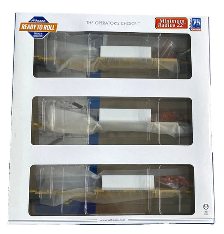 HO Scale Athearn 64017 TTX 360889 57' All Purpose 3 unit Spine Car