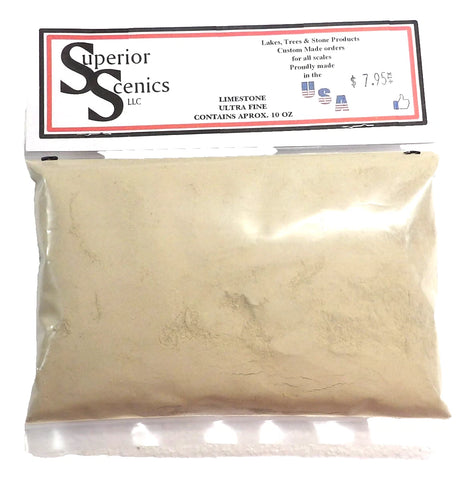 N Scale Superior Scenics Limestone Ultra Fine Ballast 10 oz Bag