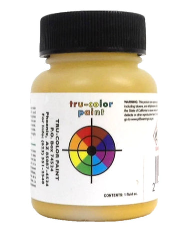 Tru-Color TCP-835 Brushable Flat ATSF Santa Fe Yellow 1 oz Paint Bottle