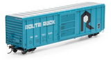 HO Scale Athearn 76217 ROCK Island 3018896 Bankruptcy Blue 50' PS 5344 Box Car