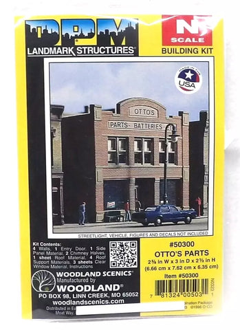 N Scale Design Preservation 50300 Otto's Parts Building Kit