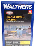 HO Scale Walthers Cornerstone 933-4107 Transformer Factory Building Kit