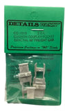 HO Scale Details West CC-1010 2 Ea. Cushion Coupler Pocket General 60' Freight