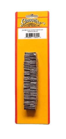 HO Scale Chooch 7262 Pulpwood Load for Atlas Bulkhead Flat Car
