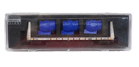 Micro Trains 5444472 61' 8" Bulkhead Flatcar w/Wind Turbine Components Load