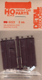 HO Scale Detail Associates 6222 GS Gondola End Riveted Plate 2 Pkg