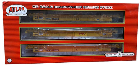 HO Scale Atlas 20006630 TTX 728576 Large Red Logo Thrall 53' 3-Unit Well Car