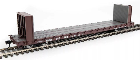 HO Scale Walthers 910-5860 BNSF 545104 60' PS Bulkhead Flatcar