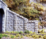 HO Scale Chooch 8402 Cut Stone Sloped Tunnel Abutment pkg (2)