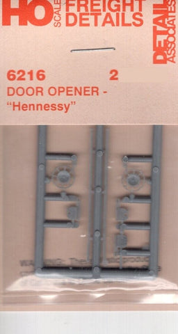 HO Scale Detail Associates 6216 Door Opener - "Hennessy" 2/Pkg