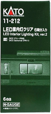 N Scale Kato 11-212 Passenger Car Interior Lighting Kit Version 2 (2012) pkg (6)