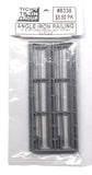 HO Scale Tichy Train Group 8338 Angle Iron Ore Dock Railings 24-1/2"