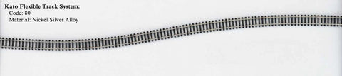 N Scale Kato 21-000 Wood Ties Code 80 Flex Track 31-13/16" Long pkg (5)